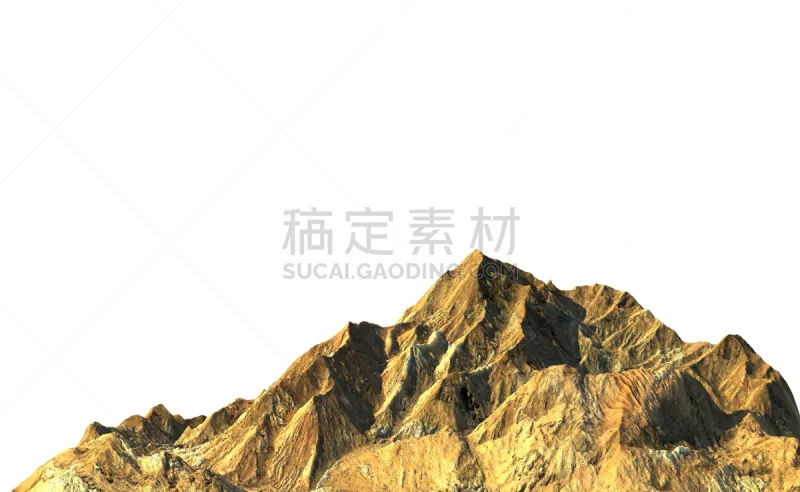 岩石山 白色背景 自然 高原 水平画幅 地形 山 岩石 地质学 小丘图片素材下载 稿定素材