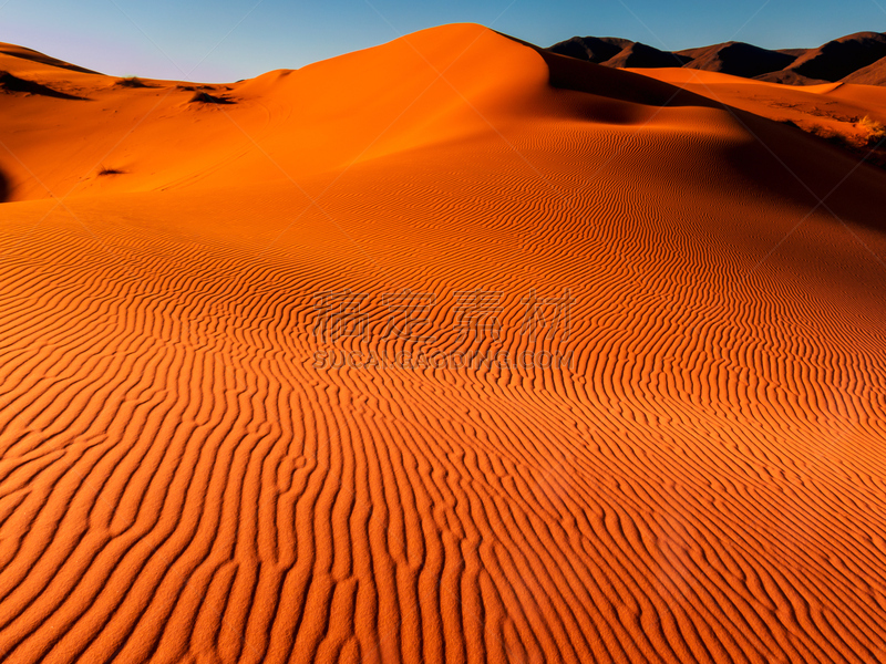 沙丘,撒哈拉沙漠,erg chebbi dunes,水平画幅,沙子,莫鲁加,档案,户外,干的,彩色图片