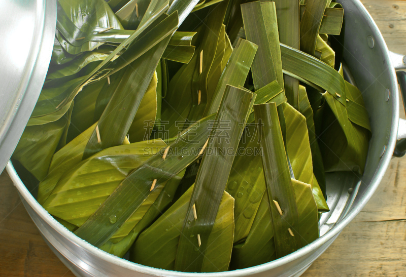 甜点心,蒸汽,古老的,传统,水平画幅,蛋糕,泰国,沸腾的,香蕉,亚洲