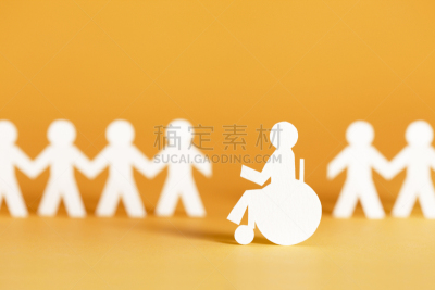 纸,肢体缺损,复杂性,简单背景,纸环,选择对焦,水平画幅,手牵手,人群