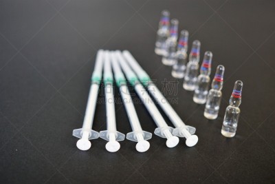 小瓶,注射器,选择对焦,黑色背景,药物过量,脊髓灰质炎,肝炎,胰岛素,血清样品,艾滋病