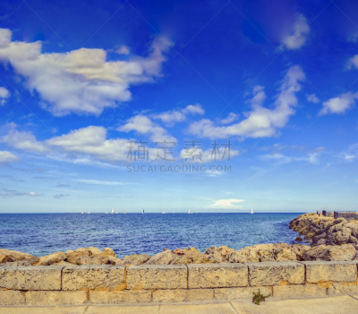 珀斯,海洋,西澳大利亚,海滩,看风景,云,弗里曼特尔港,fremantle,印度洋,海岸线