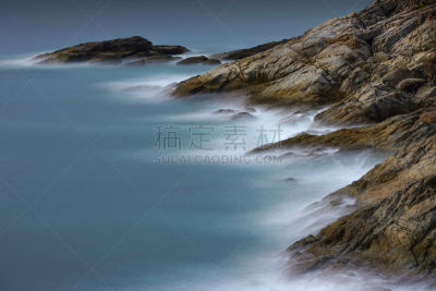 泰国,波浪,岩石,普吉岛,斗篷,视角,海岬,背景,户外,天空