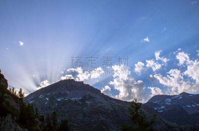勃朗峰,天空,风,库尔马耶乌尔,水平画幅,雪,高级定制服装,无人,迷迪,巨大的