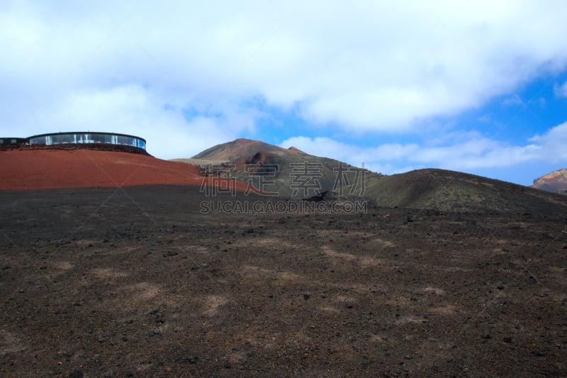 timanfaya national park,兰萨罗特岛,火山口,山,火,干的,石头,北美歌雀,加那利群岛,著名景点