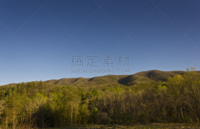 自然,天空,公园,美国,水平画幅,绿色,地形,无人,蓝色
