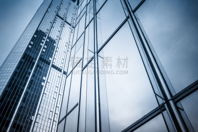 玻璃,现代,建筑业,商务,幕墙,办公室,未来,新的,外立面,水平画幅