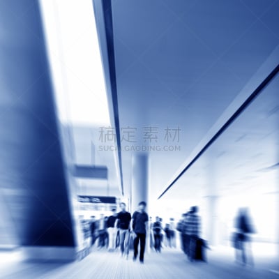 现代,建筑业,室内,办公室,未来,银行,玻璃,走廊,金属,地铁