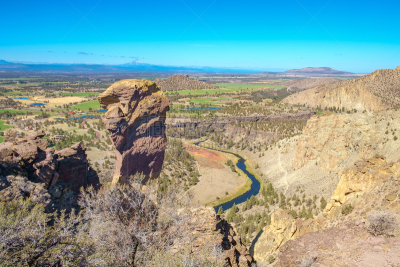 猴脸石,美国,史密斯岩州立公园,俄勒冈州,地质学,风景,火山岩,峭壁,图像,无人