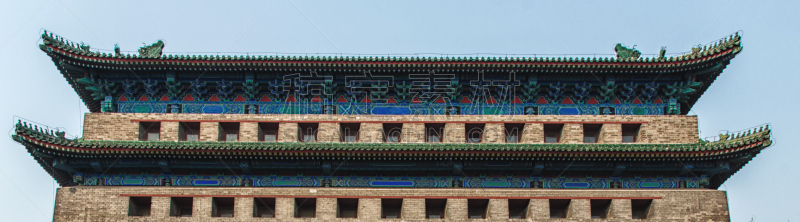 塔,箭术,故宫,外立面,旅游目的地,水平画幅,墙,禁止的,户外,大门