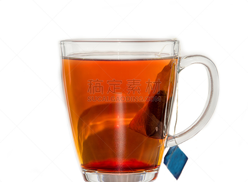 茶包,茶杯,茶,透明,餐具,水平画幅,无人,玻璃,饮料,线绳