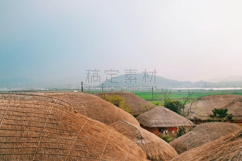 房屋,贞德,传统,自然,水平画幅,地形,景观设计,无人,乡村,古老的