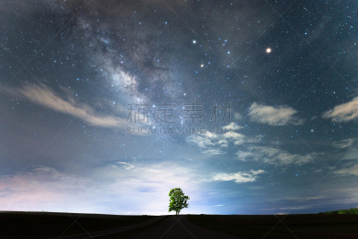 寂寞,银河系,天空,星系,透过窗户往外看,夜晚,曙暮光,明亮,想法,高处
