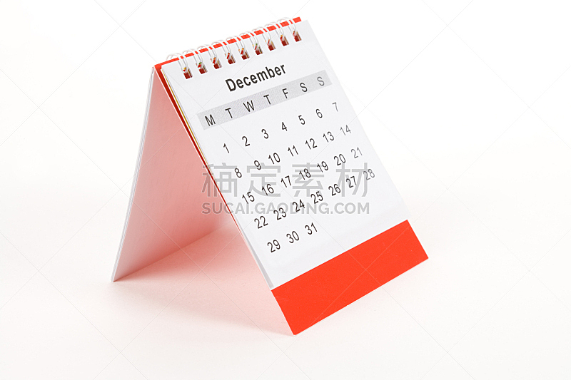日历,十二月,水平画幅,无人,历日,最终期限,时间,书页,红色,加拿大