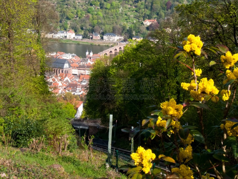 City view from the Königstuhl