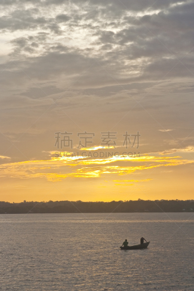 法属圭亚那,垂直画幅,南美,法国海外领土,旅游目的地,无人,户外,船,河流,渔业