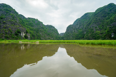 三谷,宁平省,董里府,平衡折角灯,河内,水,天空,水平画幅,无人,洞室