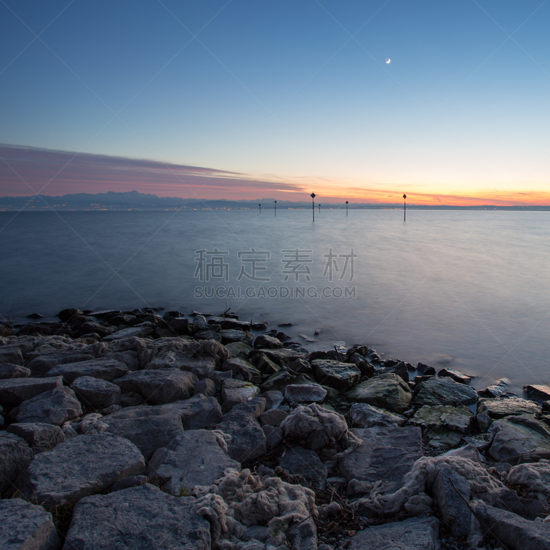 博登湖,水,天空,桑蒂斯,夜晚,无人,曙暮光,湖,云景,滨水