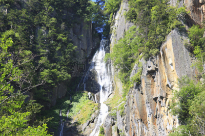 上川支厅,上川,自来水,自然,水,水平画幅,绿色,地形,瀑布,无人