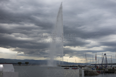 湖,瑞士,日内瓦,伦敦城,自然,水,天空,水平画幅,地形,长距离赛