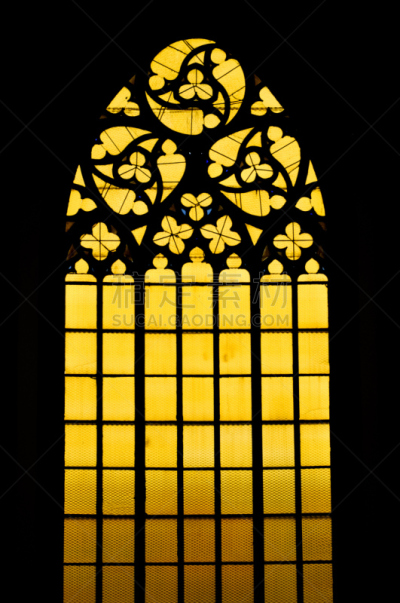 彩色玻璃,哥特式风格,垂直画幅,窗户,式样,边框,建筑,无人,玻璃