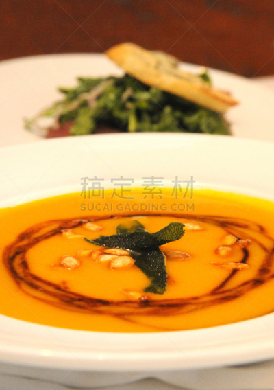 垂直画幅,胡桃菜瓜汤,餐馆,无人,美味,高级西餐,食品,调味品,摄影,吃饭