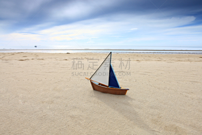 泰国,海滩,名声,巴蜀,水平画幅,沙子,无人,夏天,户外,船