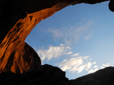 自然拱,南窗岩,北窗子,双拱,拉索山脉,炮塔拱,平衡岩石,精致拱石,红岩石,天空