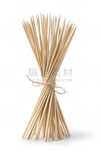 棍,竹子,串肉签,烤肉串,垂直画幅,无人,尖利,特写,东方食品,白色