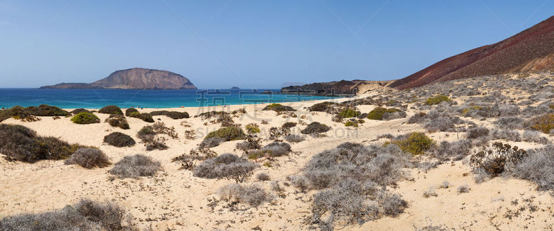 la graciosa,兰萨罗特岛,海滩,岛,西北,蒙大拿州,天体海滩,北,美因河,特拉华