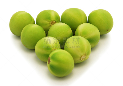 豌豆,白色背景,嘘走,茄科,水平画幅,小的,水果,比例,泰国,植物
