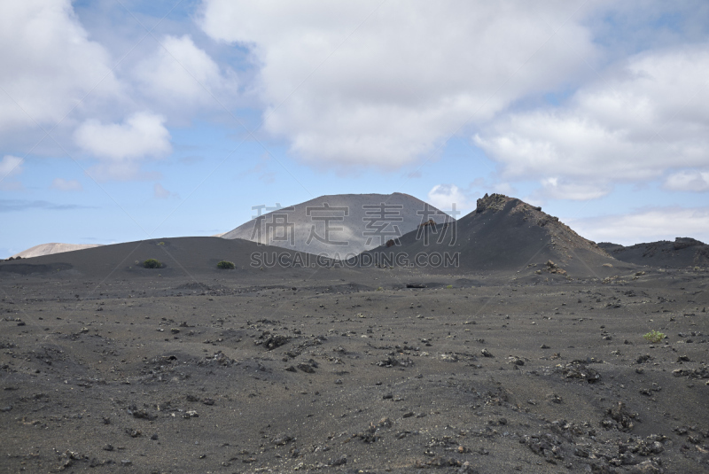 兰萨罗特岛,timanfaya national park,天空,水平画幅,山,雪,无人,大西洋群岛,夏天,户外