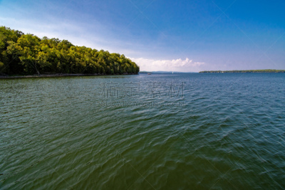 张伯伦湖,热带气候,云,湖,河流,夏天,户外,天空,自然,风景