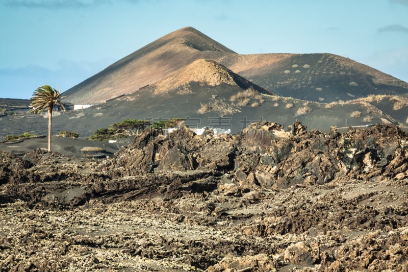 timanfaya national park,兰萨罗特岛,岛,国家公园,金丝雀,火山喷口,自然,悬崖,水平画幅,熔岩