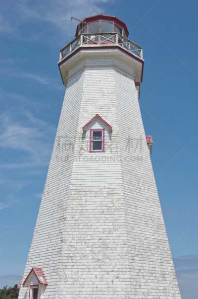 东点,灯塔楼,加拿大,海上建筑,加拿大文明,垂直画幅,天空,旅游目的地,爱德华王子岛,无人