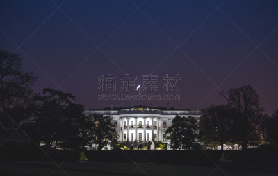 夜晚,总部大楼,华盛顿特区,国际著名景点,著名景点,暗色,美国