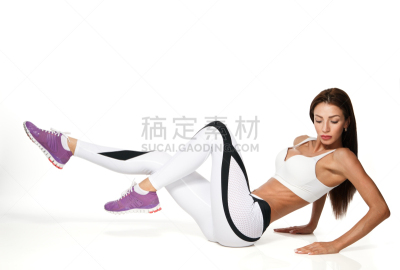 俯卧撑,松弛练习,腹部,白色,女人,瑜伽,分离着色,皮拉托之家,水平画幅,无人