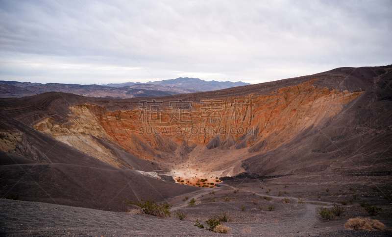 坝和坝火山口,火山地形,山脉,瓦莱,水平画幅,沙子,无人,泥土,户外,美国西南部