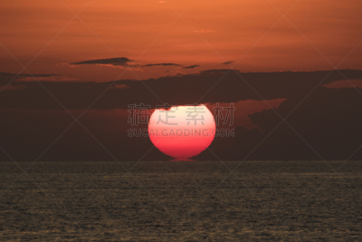 小卡塔海滩,海滩,自然,热带气候,橙色,泰国,图像,海洋,日光,无人