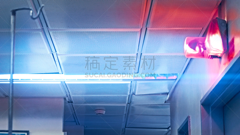 美人鱼,走廊,红色,墙,警笛,火警,警铃,机敏,水平画幅