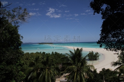 马达加斯加,看风景,野外动物,热带气候,桨叉架船,云,泻湖,夏天,户外,天空