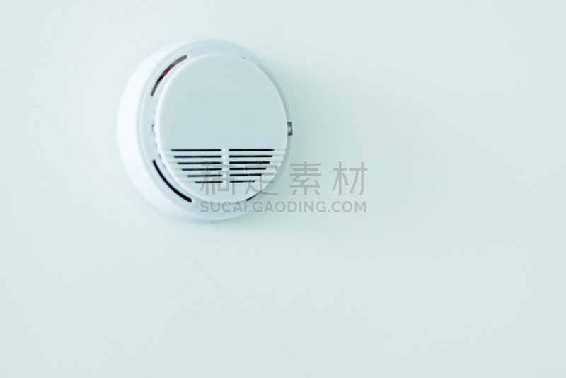 烟雾检测器,天花板,烟信号,一氧化碳,一氧化碳检测器,火警,警告标志,机敏,留白,水平画幅