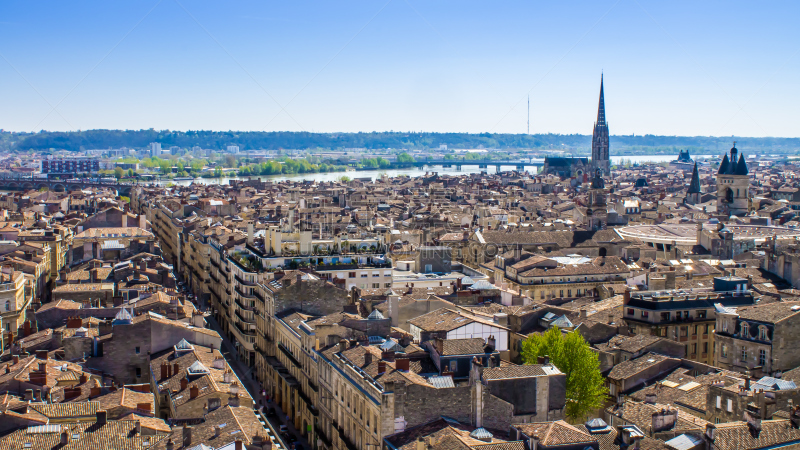 cityscape of Bordeaux, France