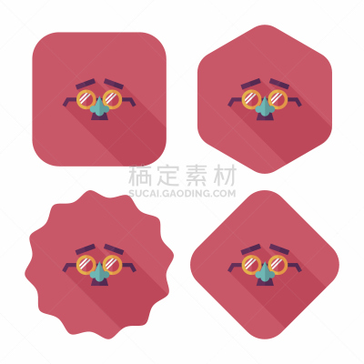 平坦的,图标,长阴影,面具,人造的,日历日期,丑陋,塑胶,玩具