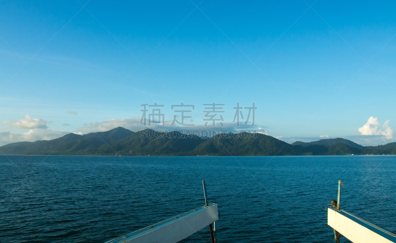 昌岛,横越,船,水,天空,美,奥林匹克公园,水平画幅,沙子,早晨