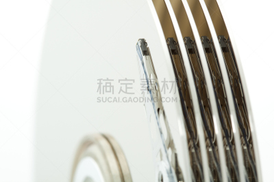 硬盘驱动器,开着的,磁盘,水平画幅,银色,器材箱,磁盘驱动器,无人,拆毁的,密码