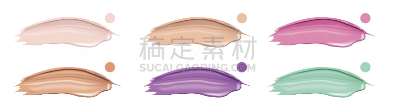 唇膏,粉底,奶油,美,建筑工地,白色背景,个性,小册子,传单