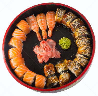寿司,餐具,水平画幅,无人,开胃品,膳食,海产,熟食店,奶酪,特写