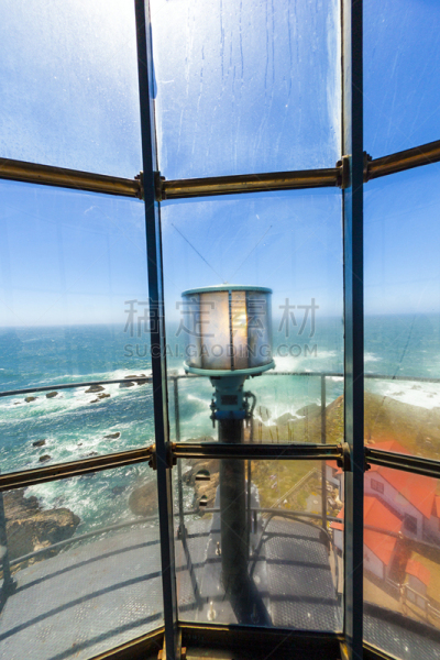 加利福尼亚,point arena lighthouse,名声,垂直画幅,天空,暴风雨,灯笼,无人,符号,湿