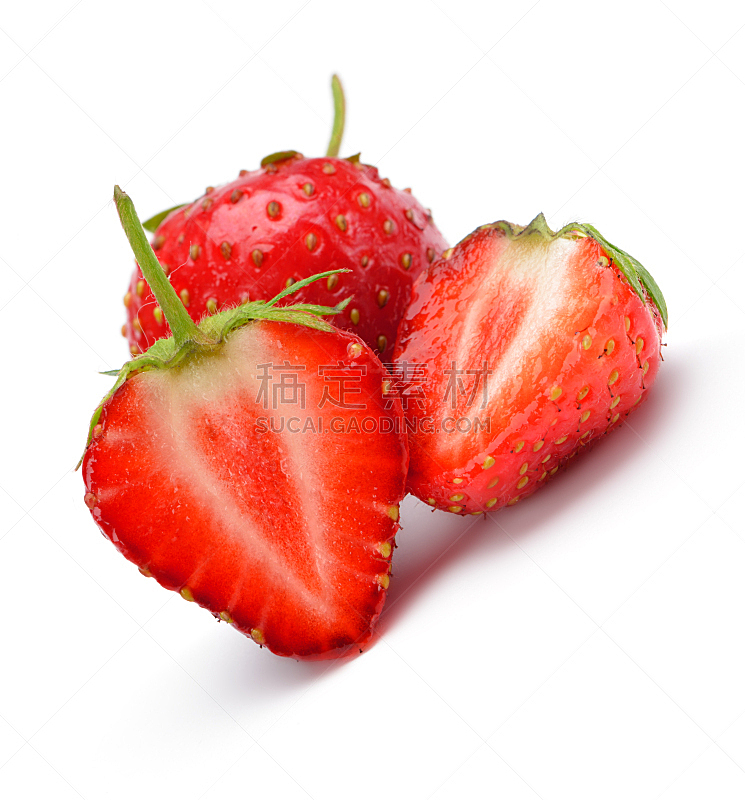 草莓,横截面,垂直画幅,正面视角,无人,生食,阴影,组物体,干净,图像